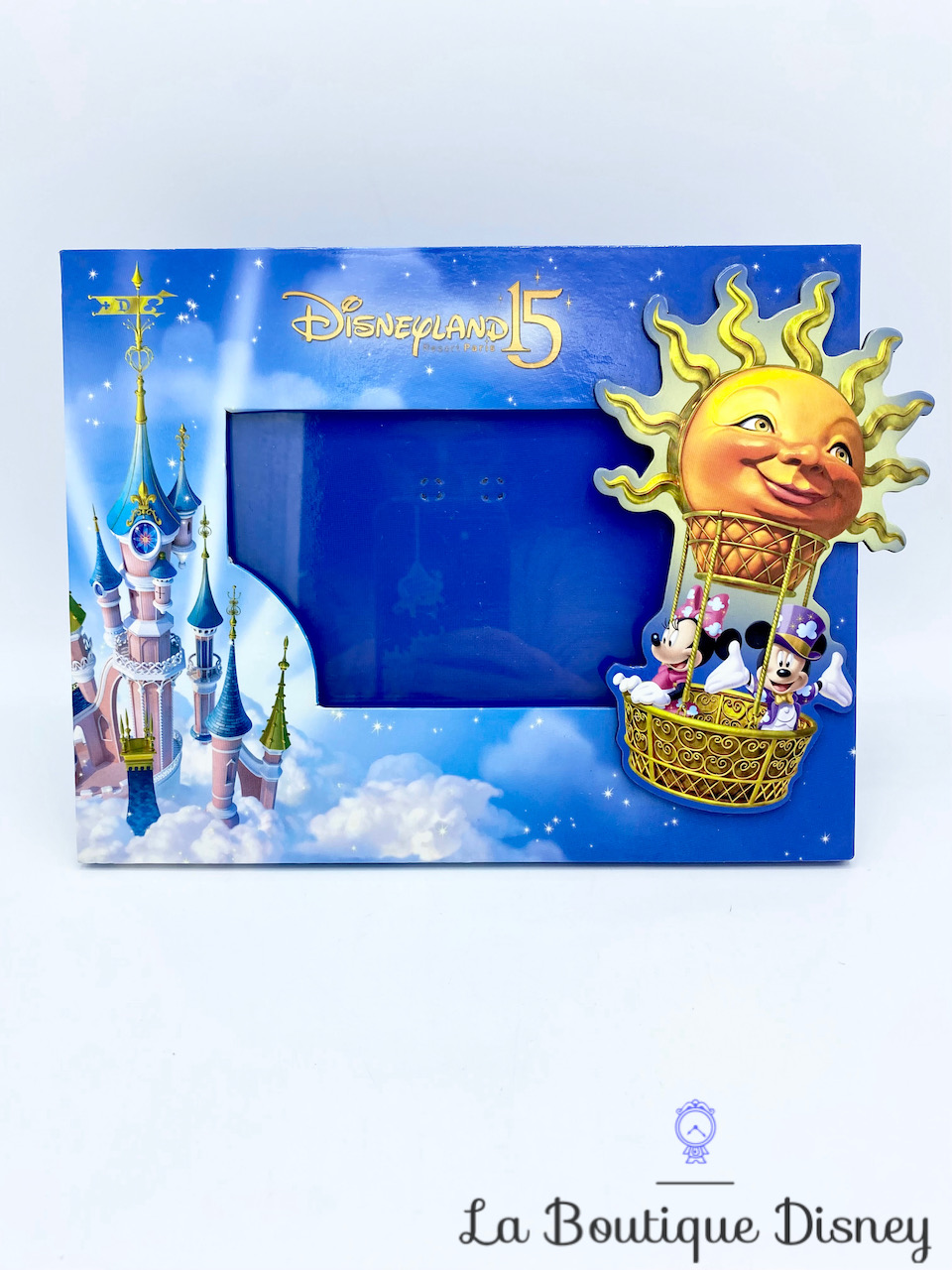 Couverture Plaid 30 ème Anniversaire Disneyland Paris Disney 30 ans polaire  bleu 130x160 cm