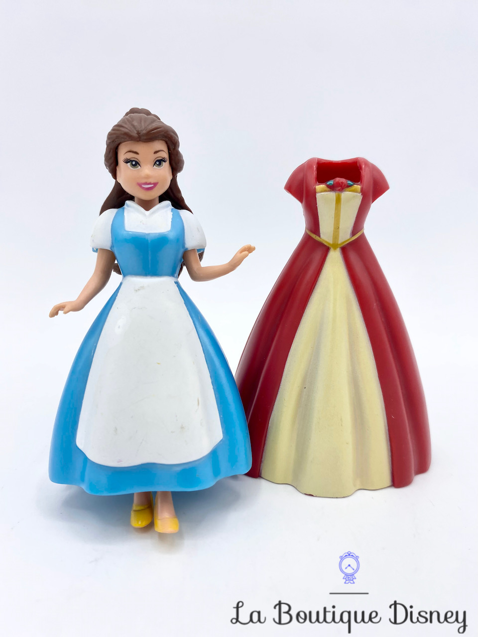 Figurine Magiclip Belle La belle et la bête Disney Parks Dress Up Set Fashion Polly Pocket