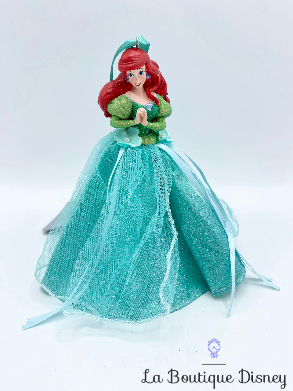 Ornement Noël Ariel La petite sirène Disney Parks 2022 Disneyland princesse robe tissu boule suspension