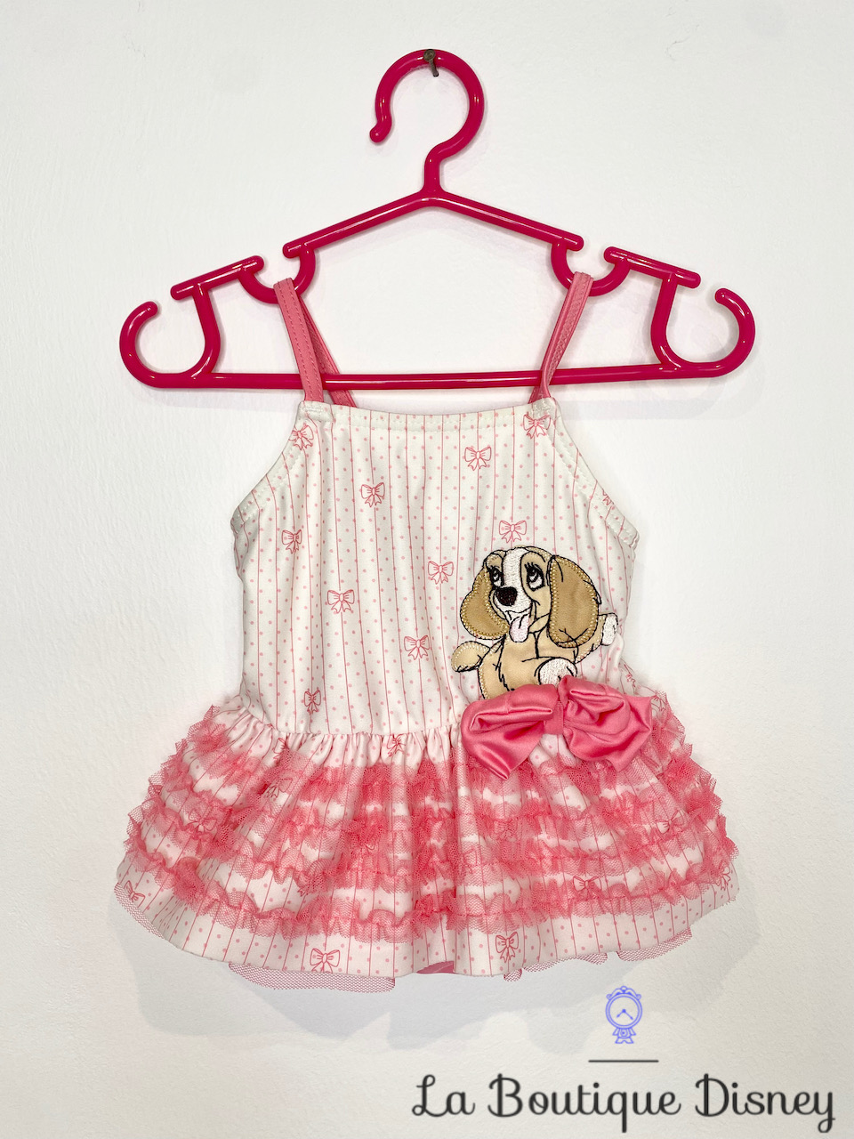 Maillot de bain Lady La belle et le clochard Disney Baby by Disney Store Exclusive taille 3-6 mois rose jupon
