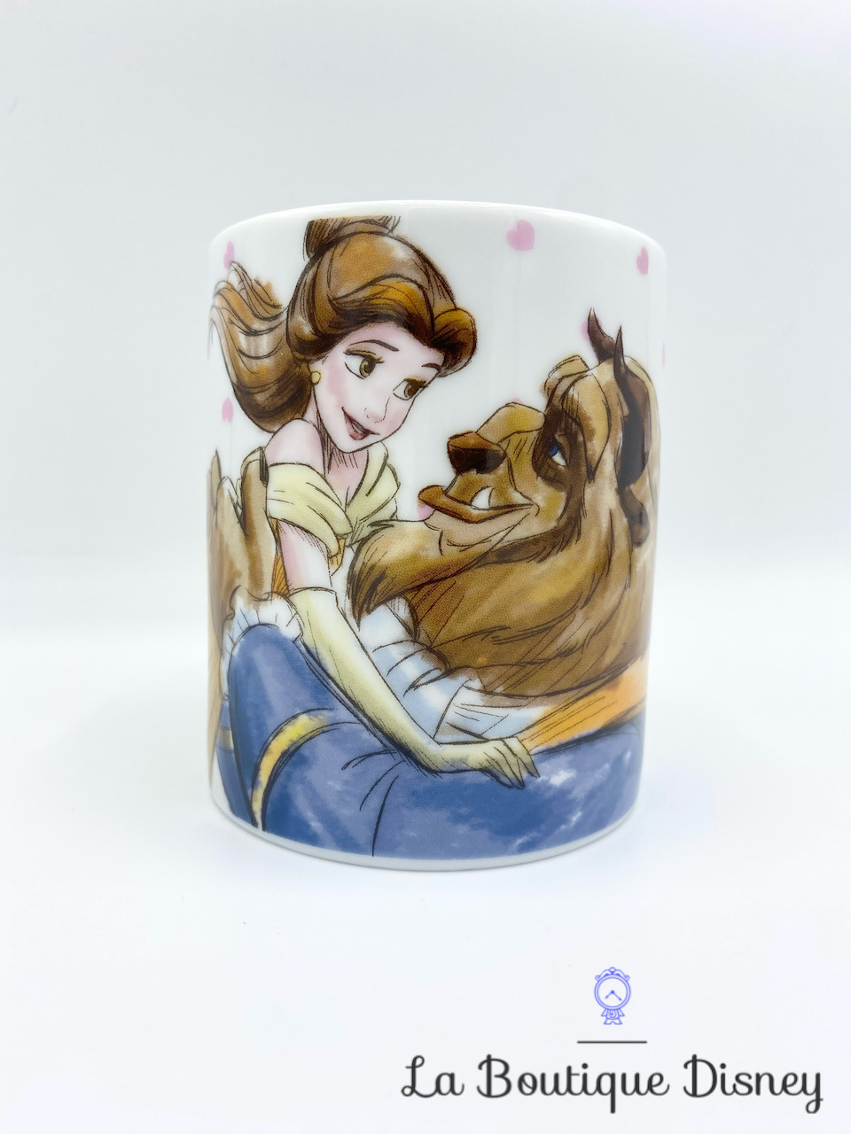 Tasse La belle et la bête Disney Mug pois rose dessin