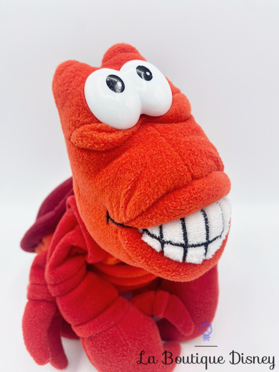Peluche Sébastien Crabe La petite sirène Disneyland Paris Disney rouge 28 cm