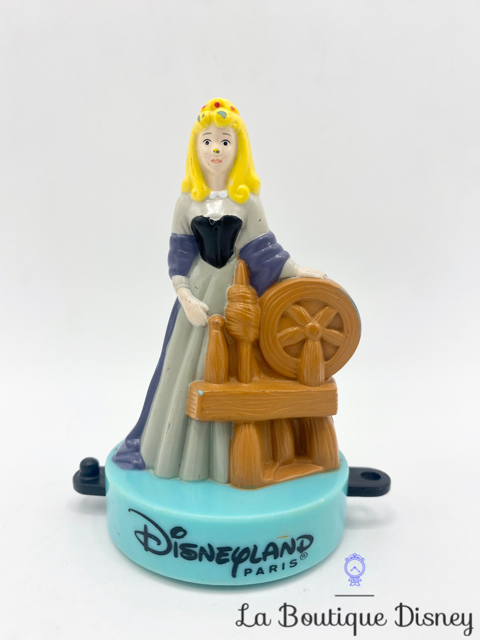 Figurine tampon Aurore La belle au bois dormant McDonald\'s Disneyland Paris Disney princesse plastique 1999