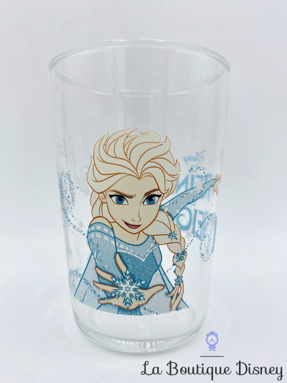 Verre Amora Elsa Olaf Snowgie La reine des neiges Disney moutarde