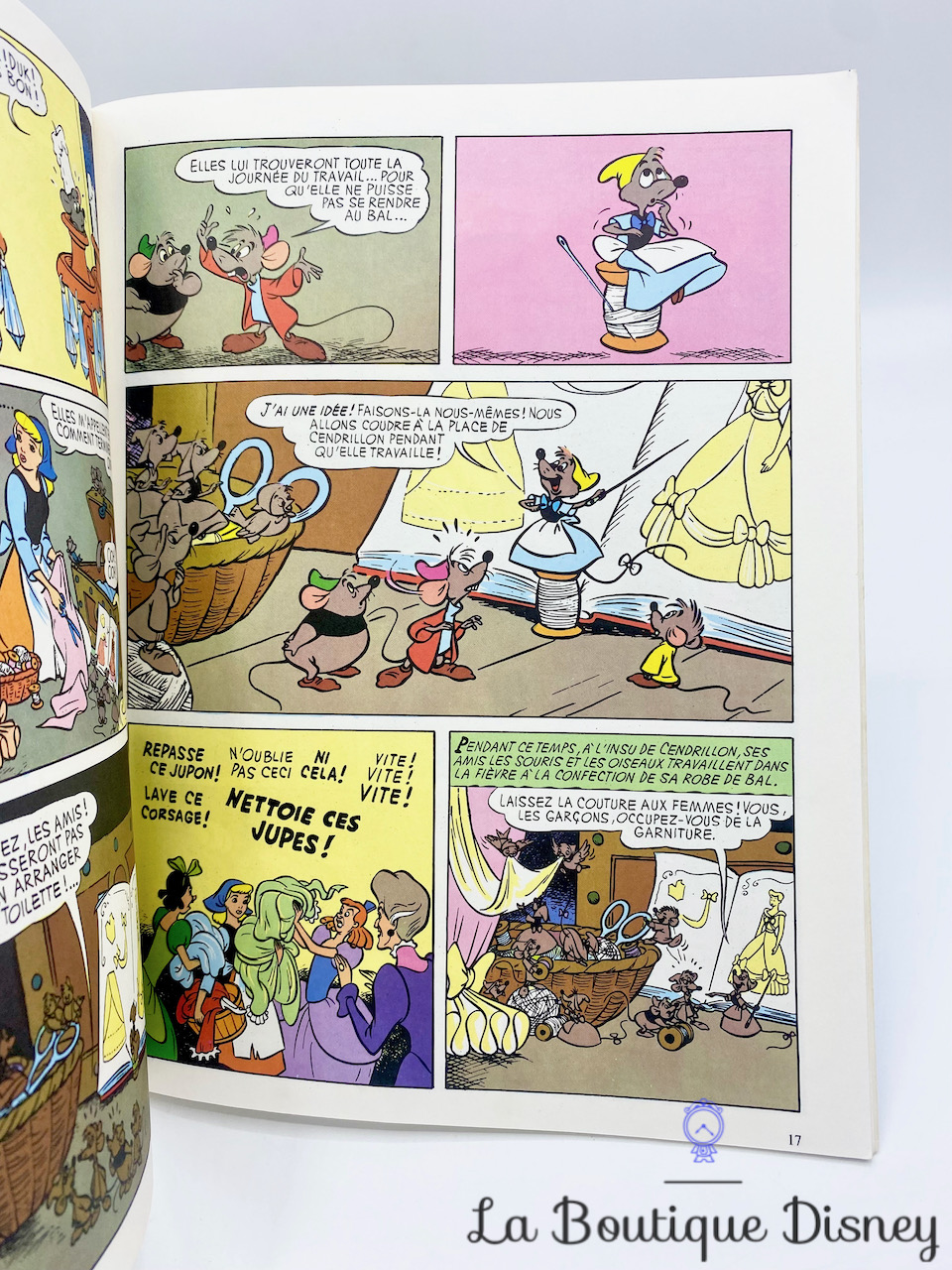 livre-ancien-bande-dessinée-cendrillon-walt-disney-hachette-vintage-bd-4
