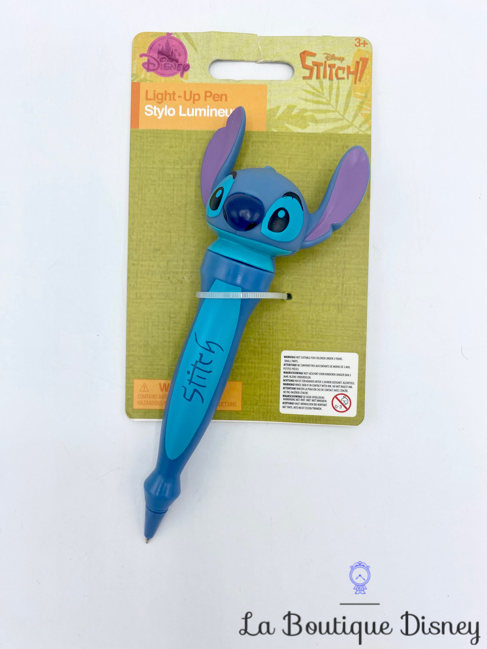 Stylo lumineux Stitch Disney Store Lilo et Stitch monstre crayon