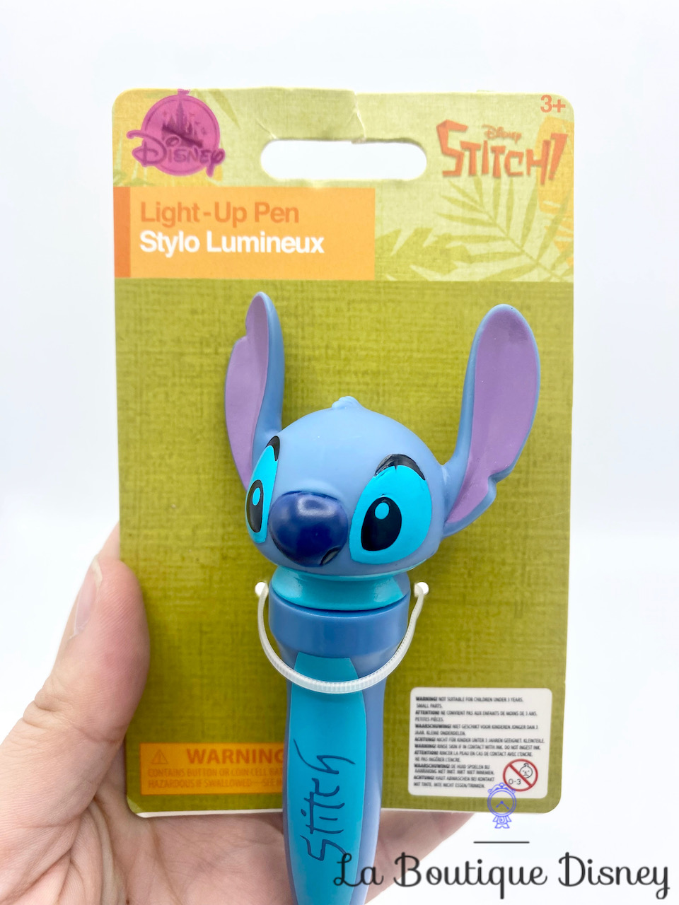 Stylo lumineux Stitch Disney Store Lilo et Stitch monstre crayon -  Activités manuelles et fournitures - La Boutique Disney