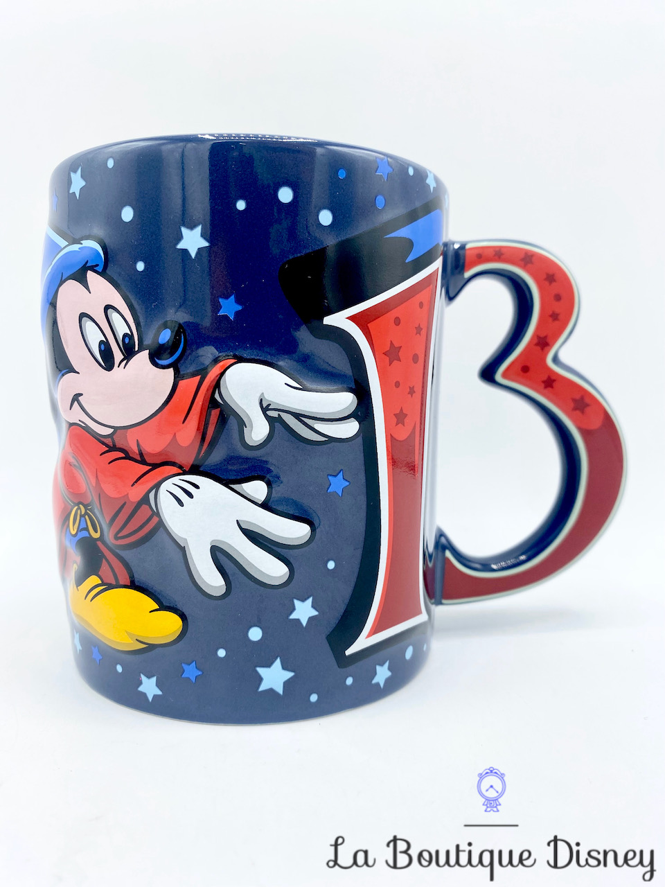 Tasse Mickey Fantasia 2013 Disney Parks mug Disneyland Paris sorcier relief 3D
