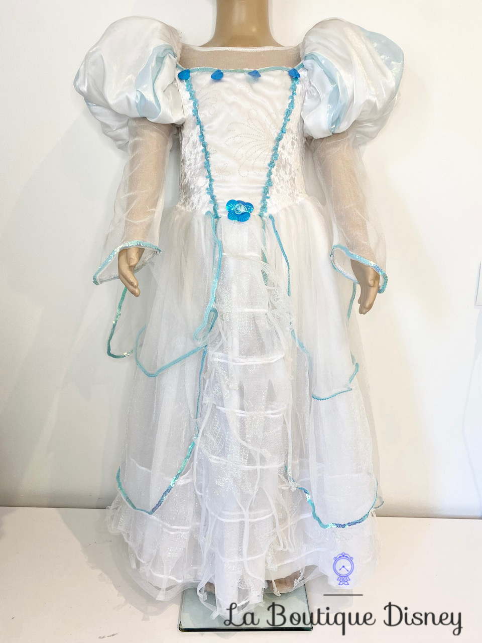 Déguisement Ariel mariée La petite sirène Disneyland Paris Disney taille 6  ans robe blanc