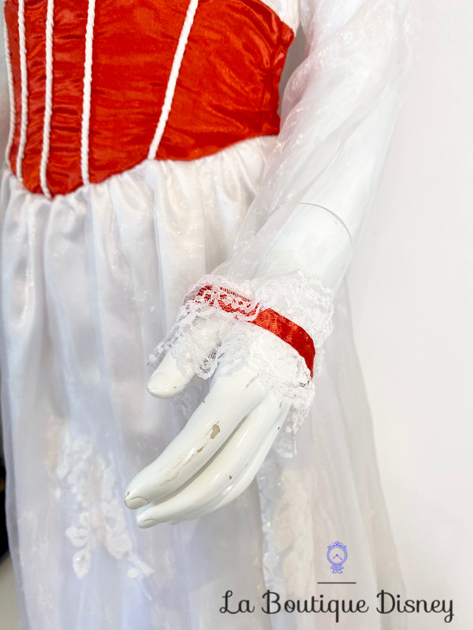 déguisement-mary-poppins-disneyland-disney-taille-12-ans-robe-blanche-dentelle-rouge-7