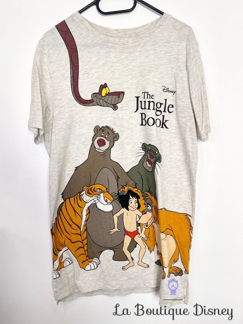 Tee shirt large Le Livre de la Jungle The Jungle Book Disney Undiz taille M gris chemise de nuit