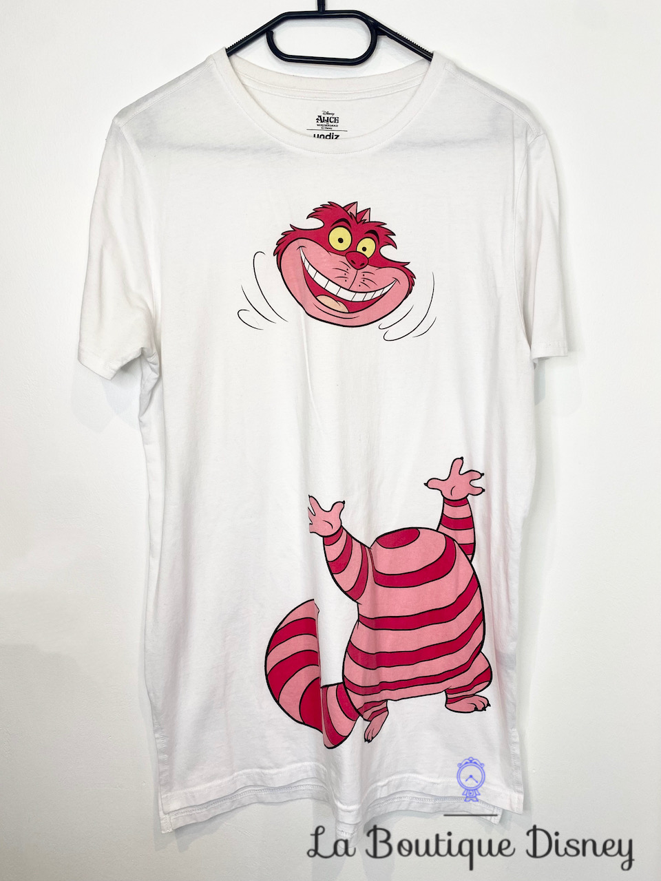 Tee shirt Chat Cheshire Alice au pays des Merveilles Disney Undiz taille S chemise de nuit ample