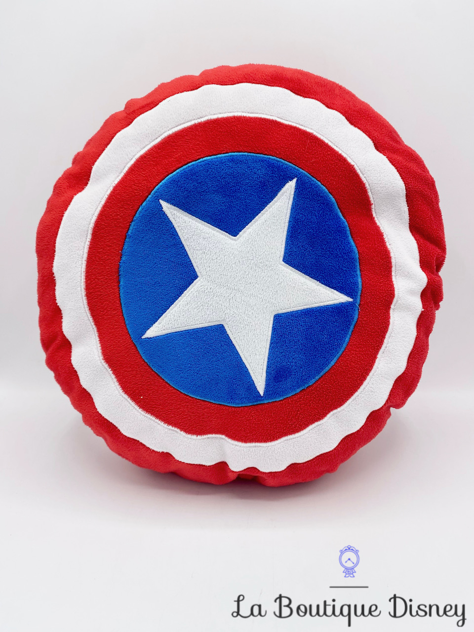 Coussin Captain America Marvel Avengers bouclier peluche rouge bleu