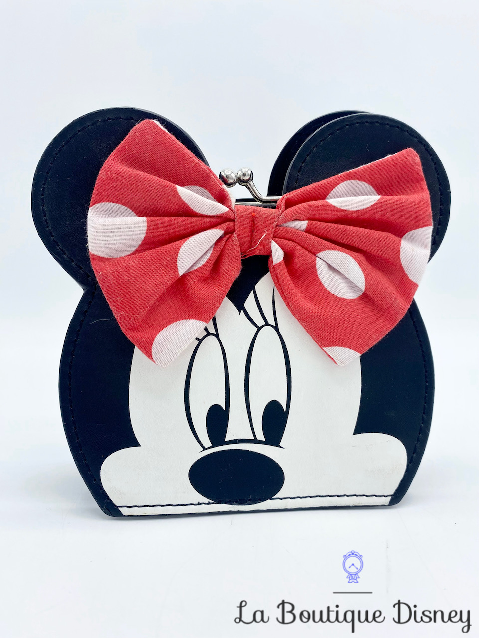 Porte monnaie Minnie Mouse Disney Claire\'s noir noeud rouge portefeuille pochette