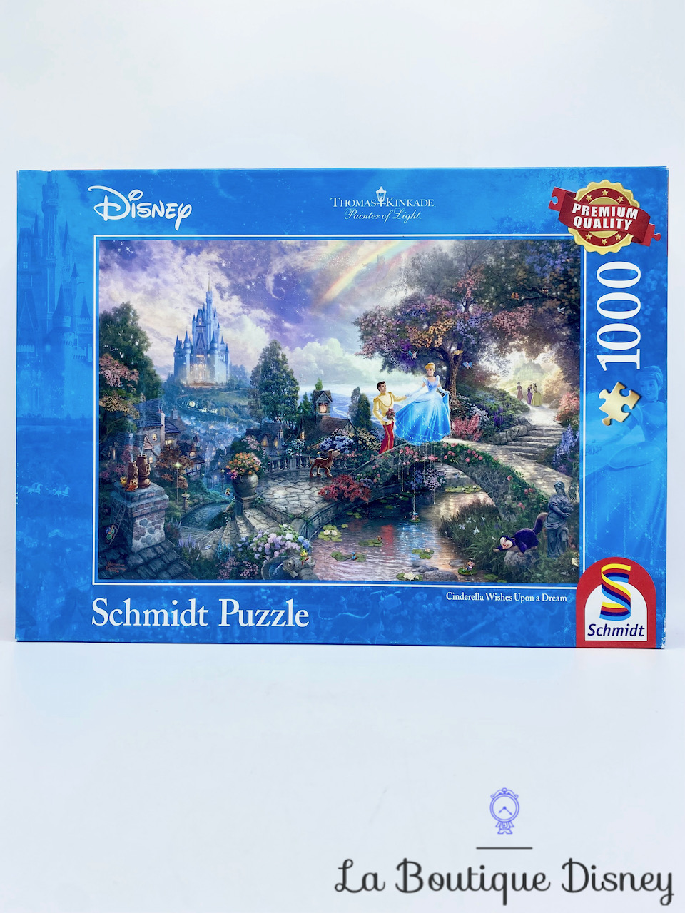 Puzzle 1000 pièces Cendrillon Thomas Kinkade Painter of Light Disney Schmidt N°59472 Cinderella Wishes Upon a Dream