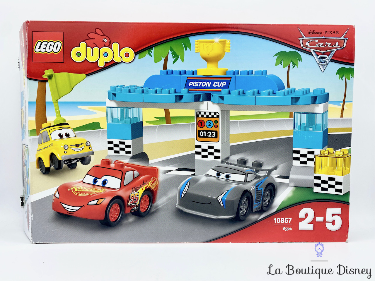 Jouet LEGO DUPLO 10857 La course de la Piston Cup Cars 3 Disney voitures  courses - Jouets/LEGO - La Boutique Disney