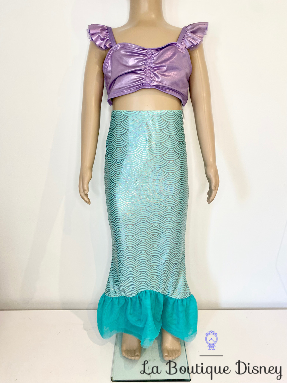 Robe Ariel buste recouvert de sequins pour fille