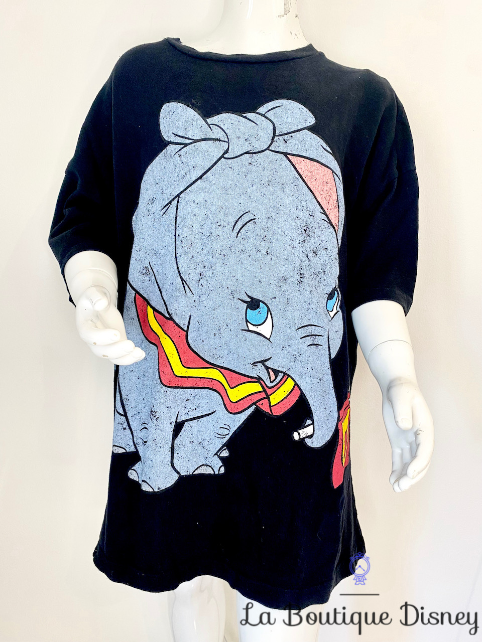 Tee shirt Dumbo Disney Zara taille S éléphant noir