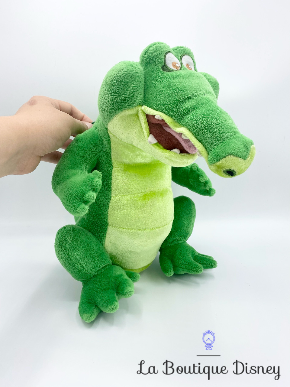 Peluche Tic Tac Crocodile Peter Pan Disney Store Original musical vert 30 cm Peluches/Peluches