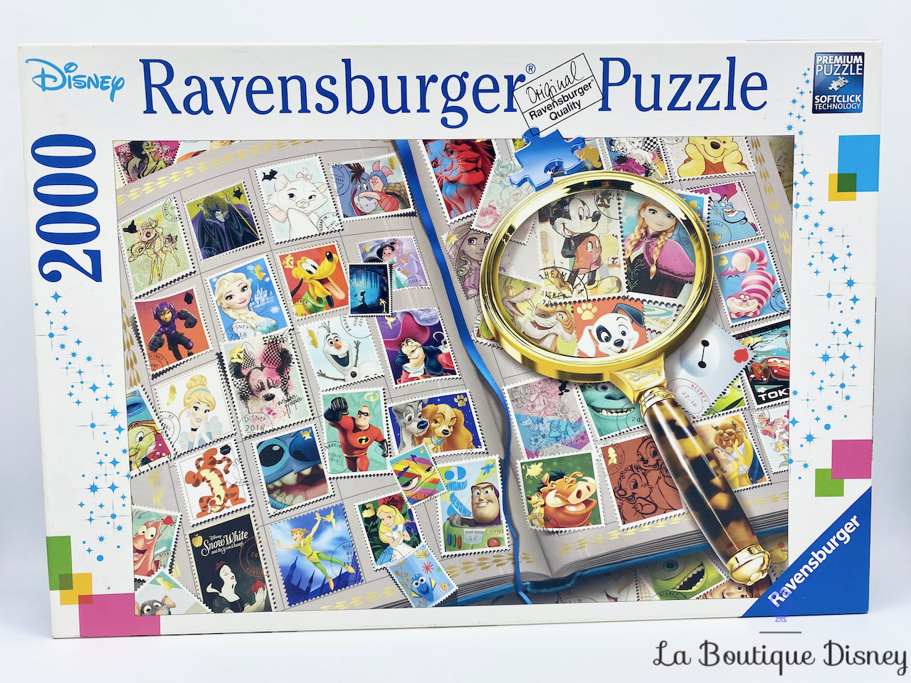 puzzle-2000-pièces-mes-timbres-préféres-disney-ravensburger-1