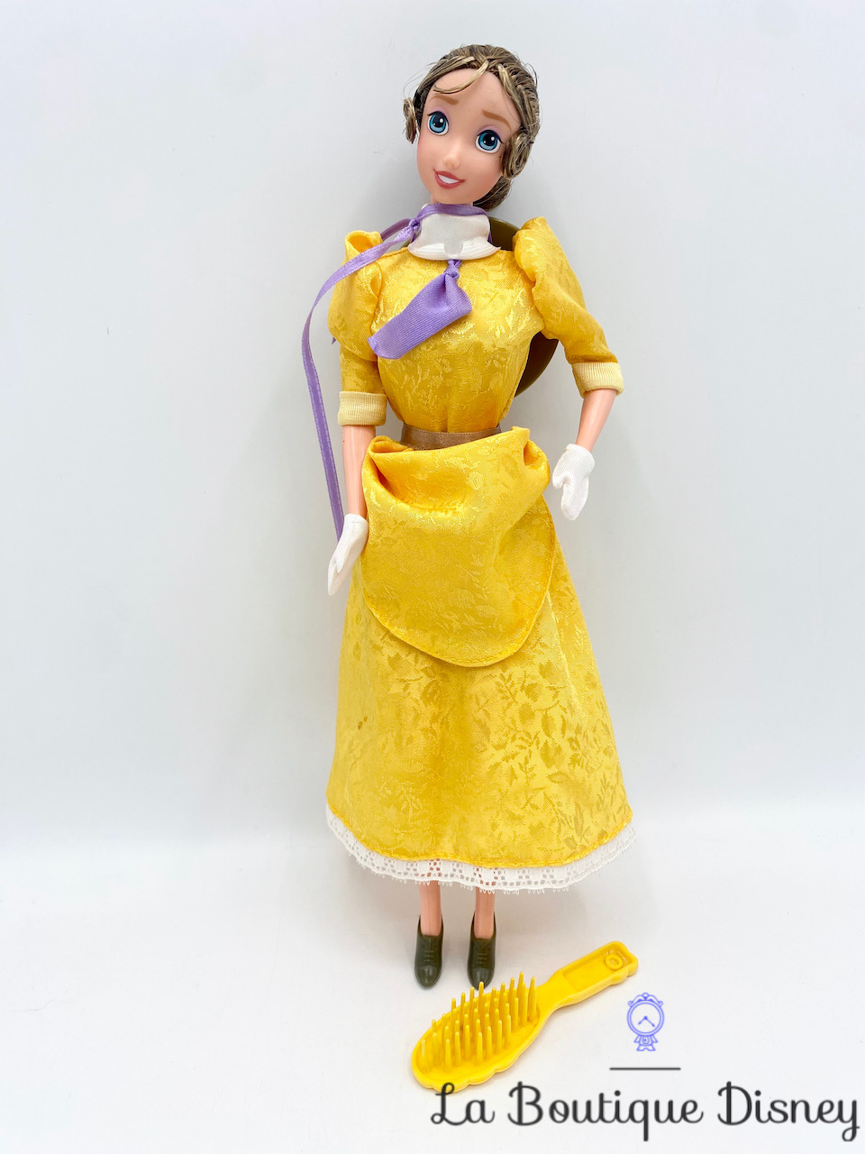 Poupée Jane Disney Mattel 1999 Tarzan vintage robe jaune