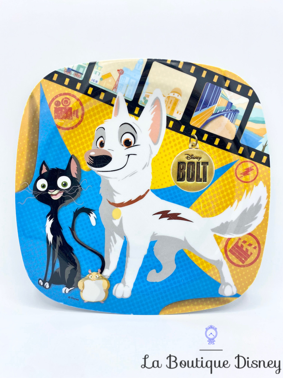 Assiette Volt Star malgré lui Disney Spel Home Presence plastique chien chat