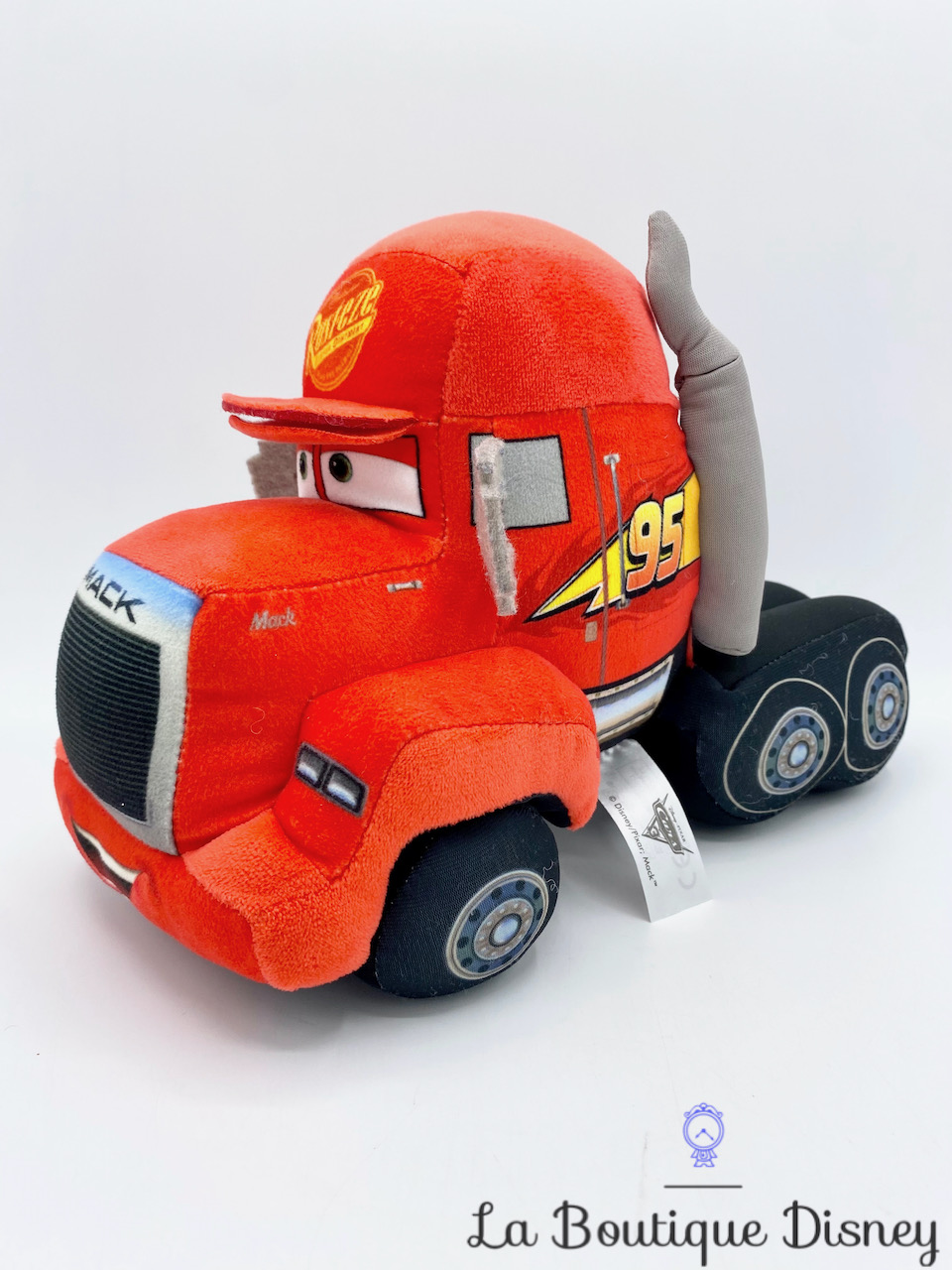 Peluche Mack Cars 3 Nicotoy Disney Pixar camion rouge semi remorque 20 cm