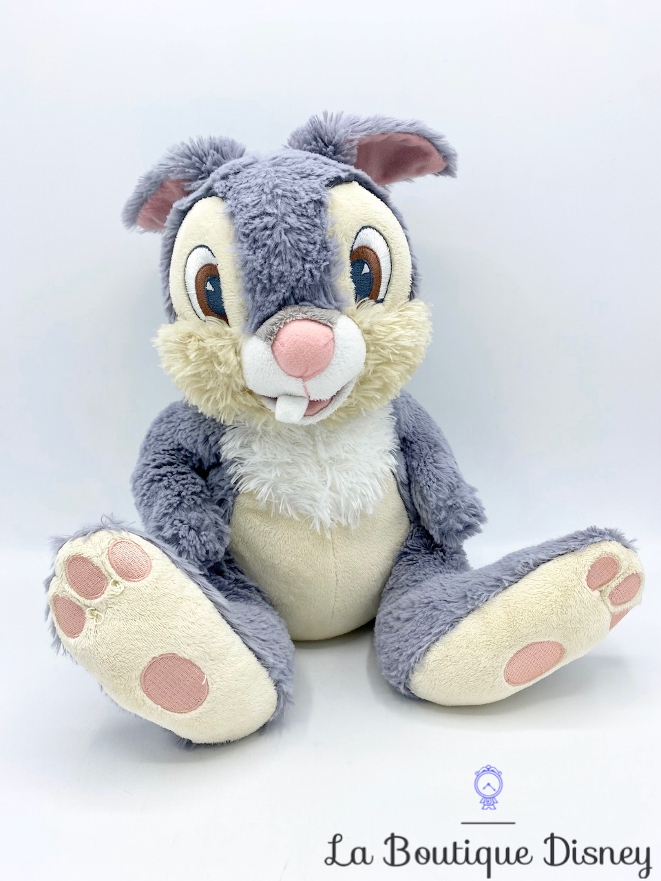 Peluche Disney : Lapin Gris Panpan 30 Cm - Set Doudou Enfant Avec 1 Carte  offerte - Collection Bambi