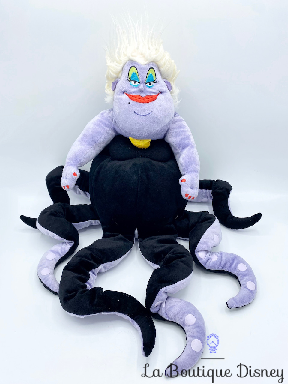 Peluche Ursula La petite sirène Disney Store Méchant Villain pieuvre tentacules 55 cm