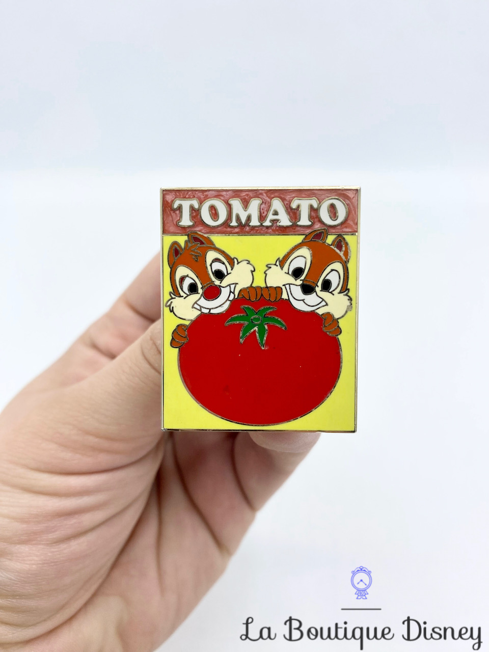 Pin Tic et Tac Tomato Edition limitée 2000 EX Walt Disney World Chip Dale Our Disney Garden 2005 39381