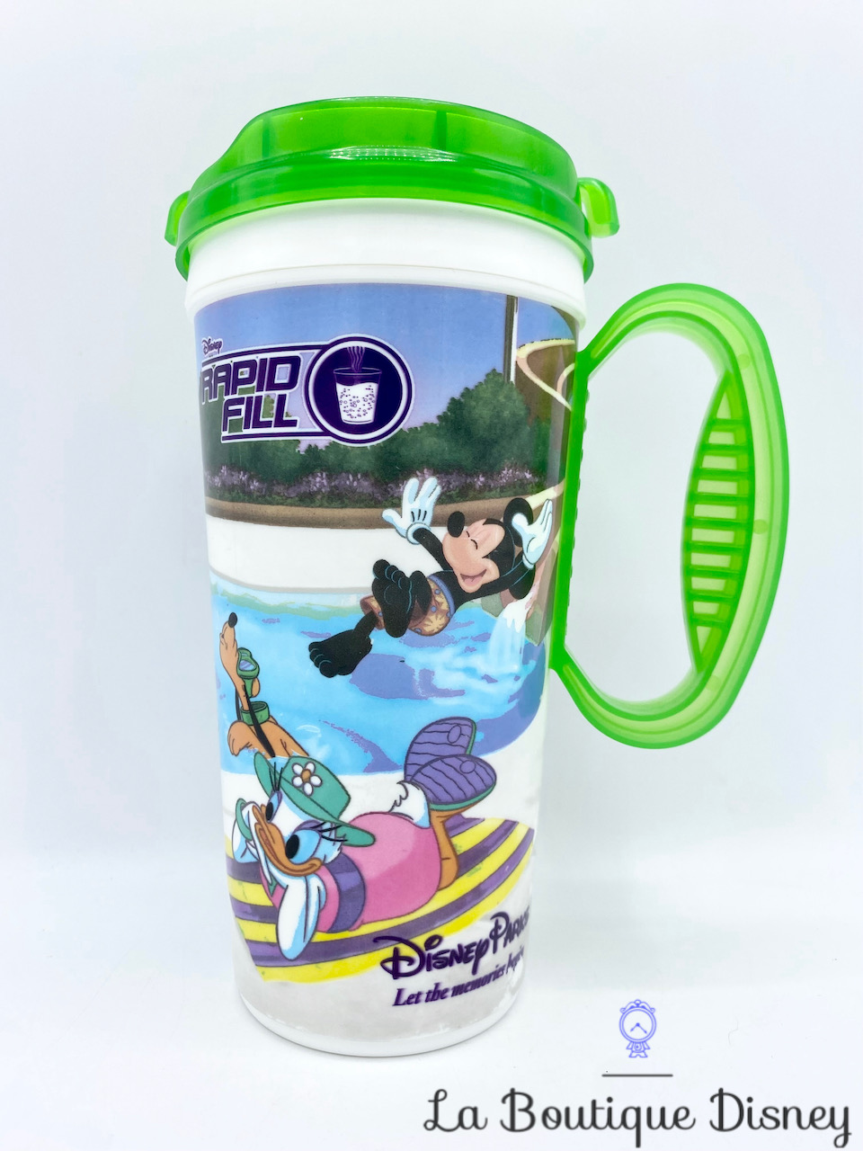 Thermos Rapid Fill Mickey et ses Amis Disney Parks mug plastique voyage piscine
