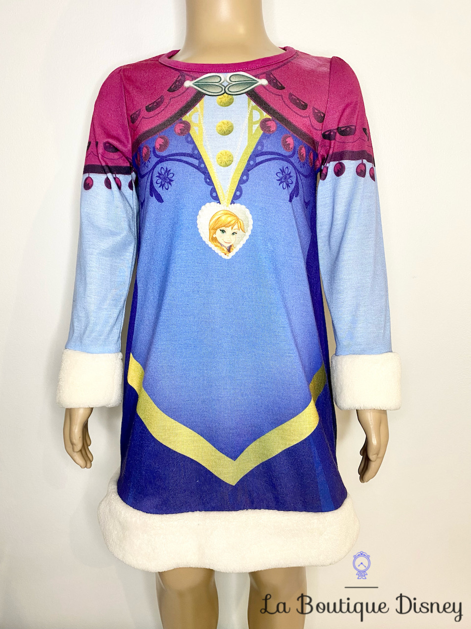 Déguisement Anna La reine des neiges Disney Store taille 4 ans robe  princesse bleu hiver cape rose - Déguisements/Taille 4 à 6 ans - La  Boutique Disney