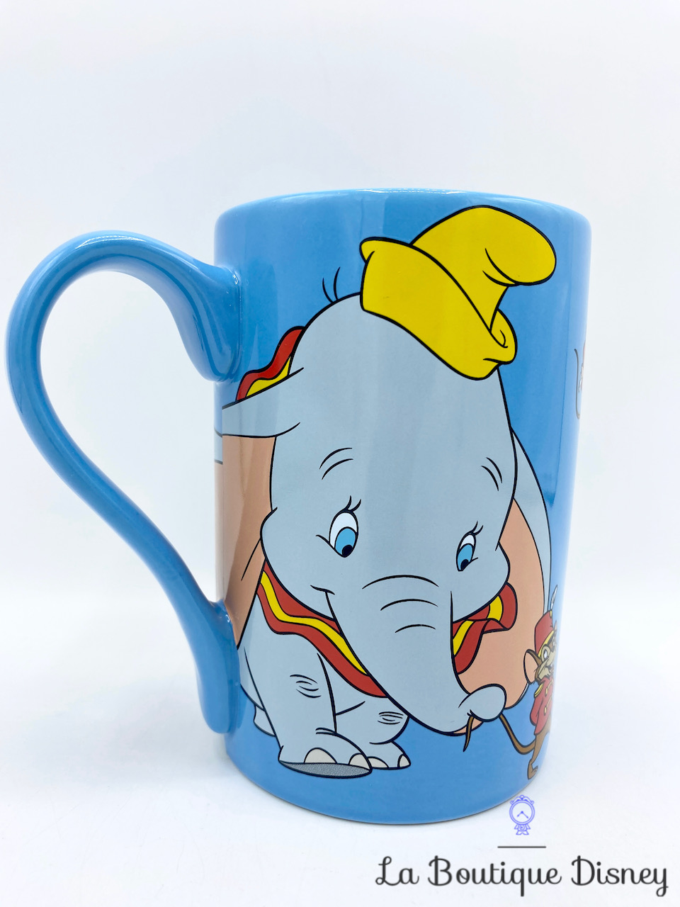 Tasse Dumbo Disney Parks mug bleu éléphant gris Timothée