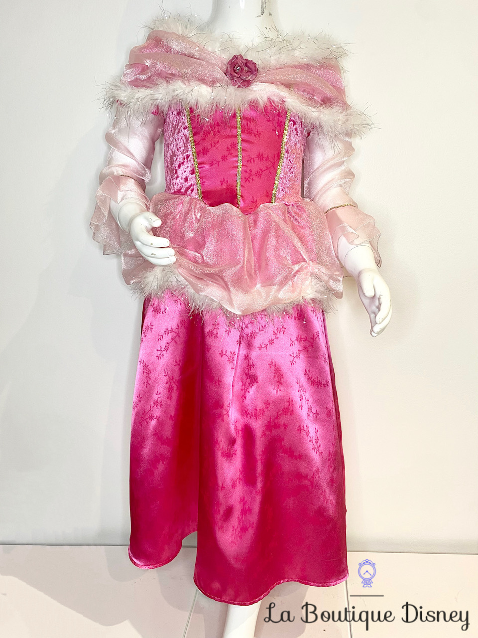 Déguisement Aurore La belle au bois Dormant Disney Store Exclusive taille  7-8 ans robe princesse rose