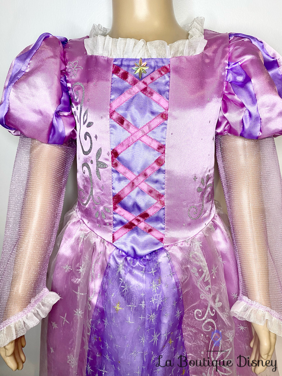 D?�guisement Raiponce Disneyland Paris Disney taille 6 ans robe violet rose princesse 