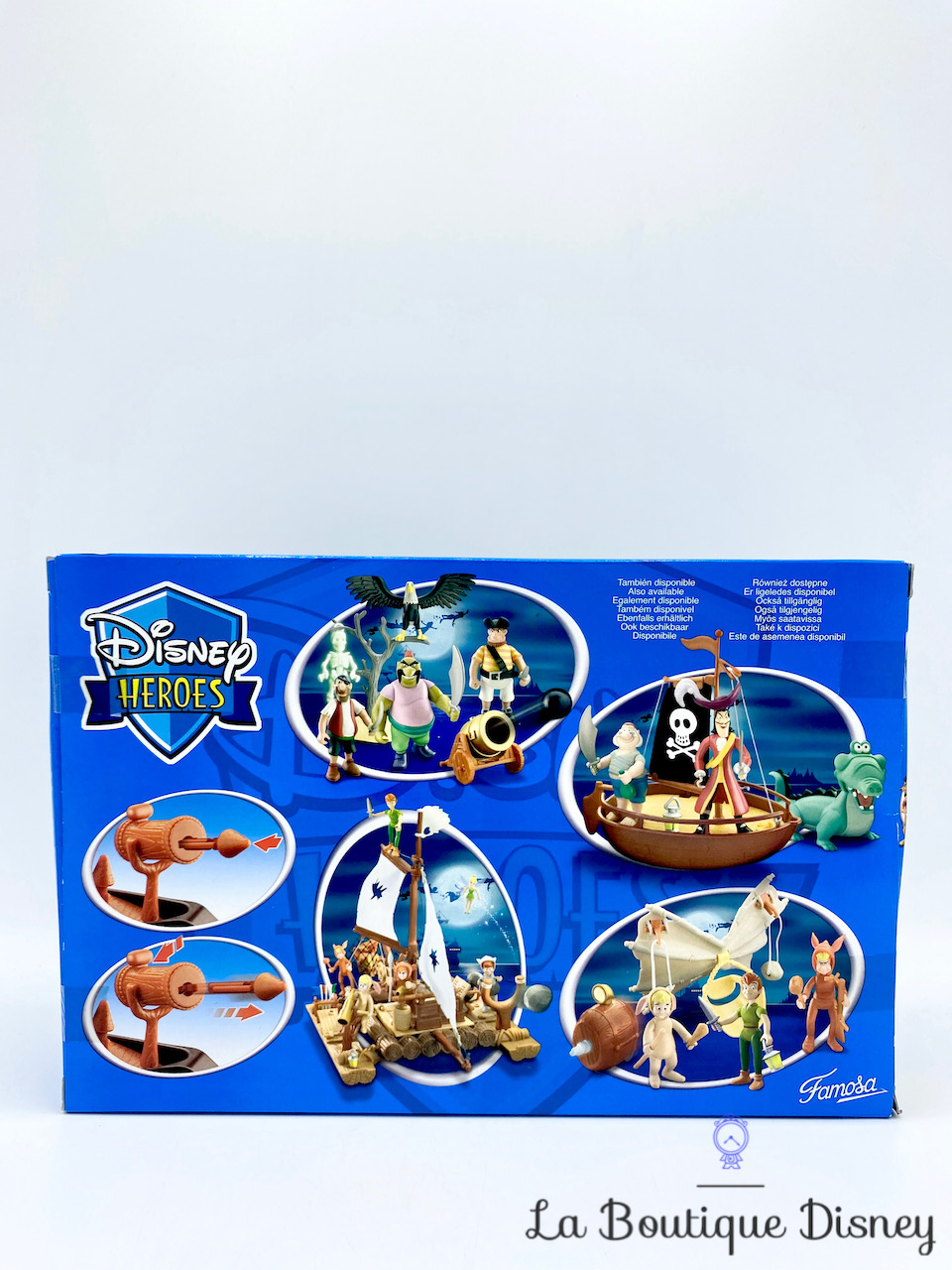 Figurines McDonald's Peter Pan 2002 - Enfants Perdus, Clochette, Crochet, Bateau & Croco