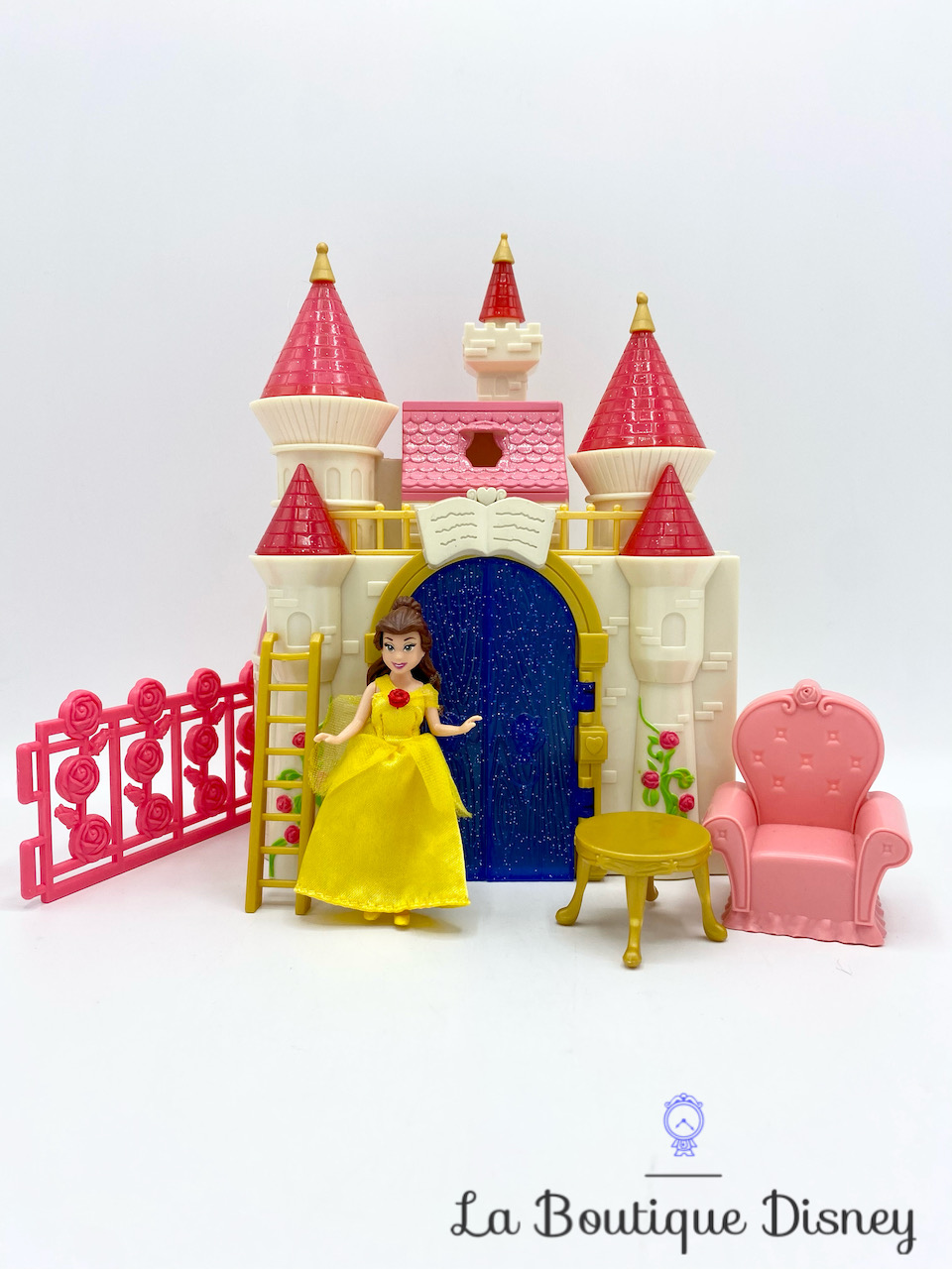 Figurine Fashion Polly Pocket Château La belle et la bête Boutique Royale Disney Mattel 2009 mini poupée