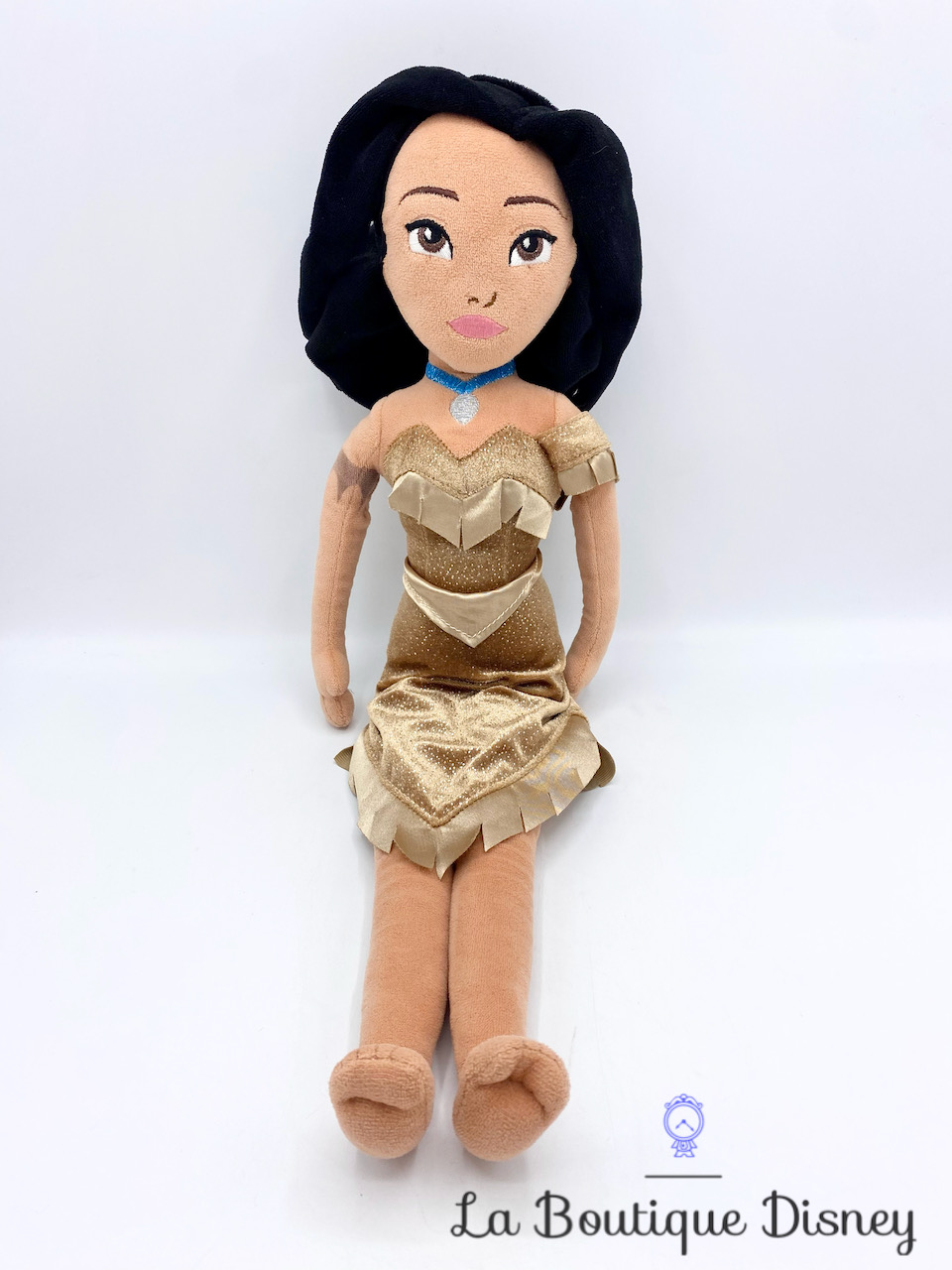 Poupée chiffon Pocahontas Disney Store Disney Parks peluche princesse indienne 50 cm