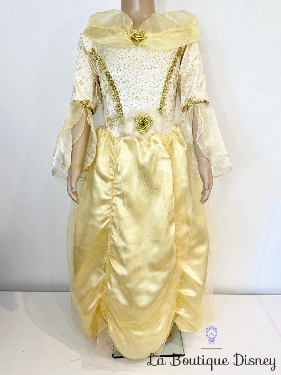 Déguisement Belle La belle et la bête Disneyland Paris Disney taille 6 ans  robe princesse jaune manches longues - Déguisements/Taille 4 à 6 ans - La  Boutique Disney
