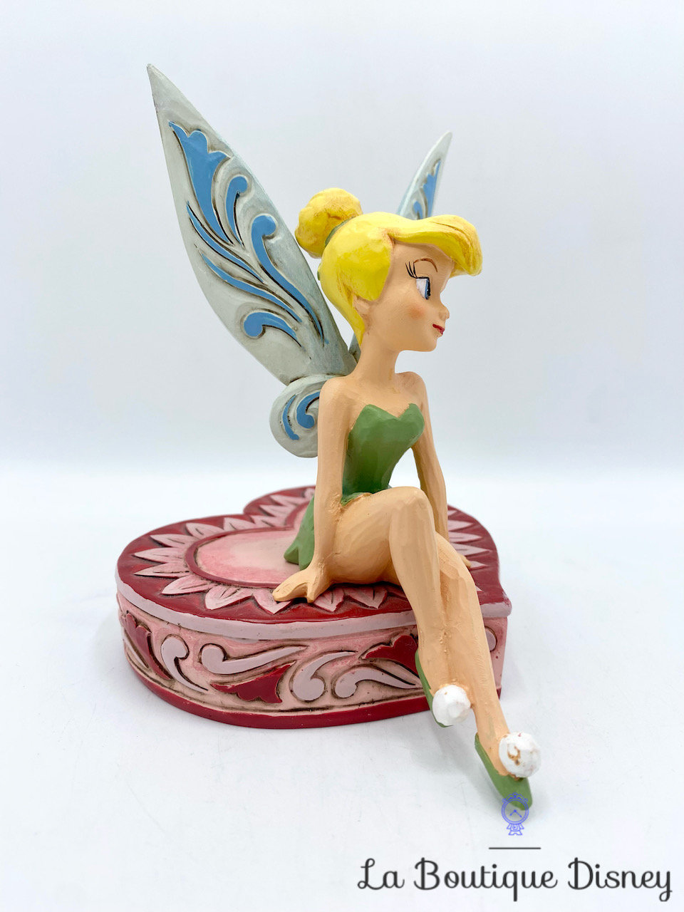 Fée clochette sur cœur -4031478 - Photos Collection figurines de Figurines  Disney Collection