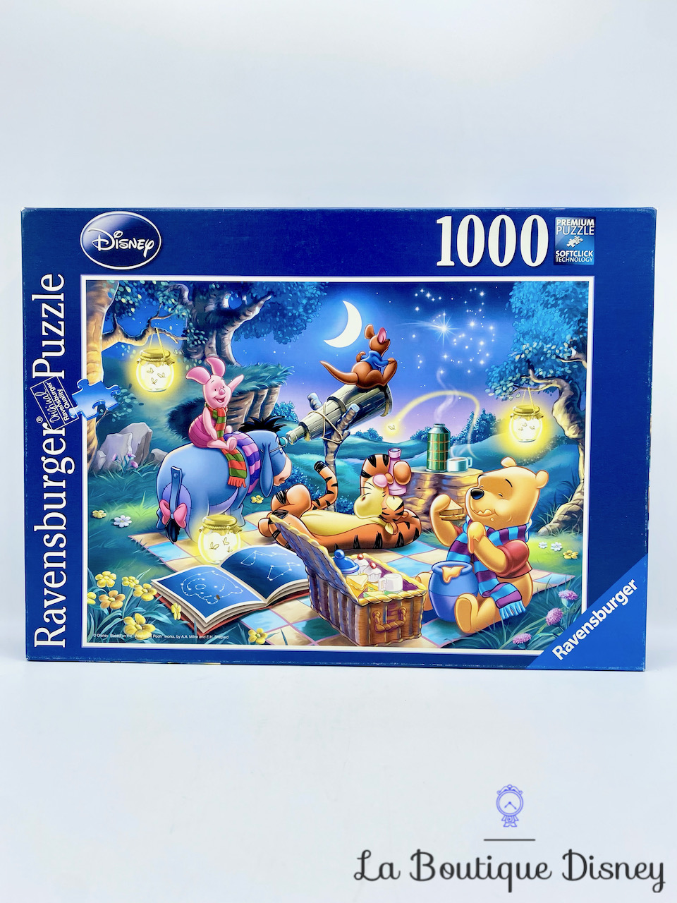Puzzle 1000 Pièces Nuit étoilée Winnie l\'Ourson Disney Ravensburger N°158751