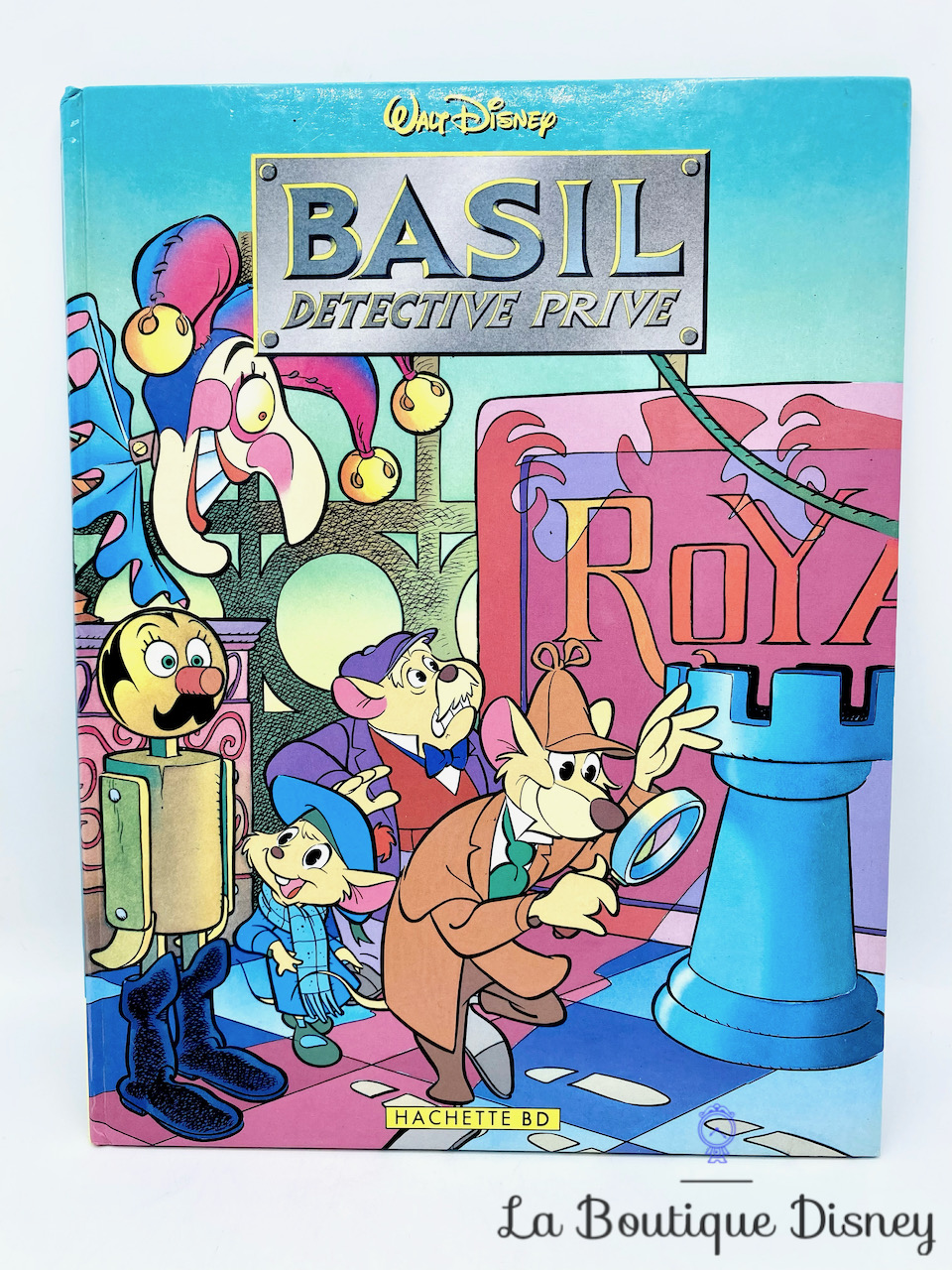 Livre ancien Basil Détective Privé Walt Disney Hachette BD 1986 bande dessinée