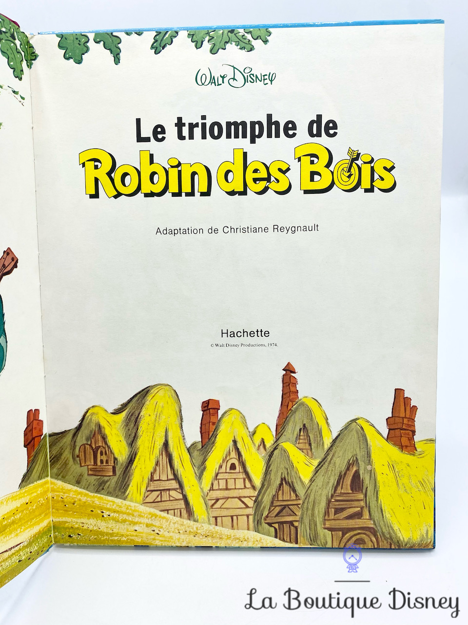 livre-ancien-le-triomphe-de-robin-des-bois-walt-disney-hachette-1974-4