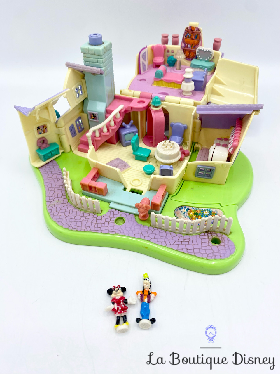 Polly Pocket Bluebird Maison Minnie Surprise Party Disney 1995 Tiny  Collection personnages