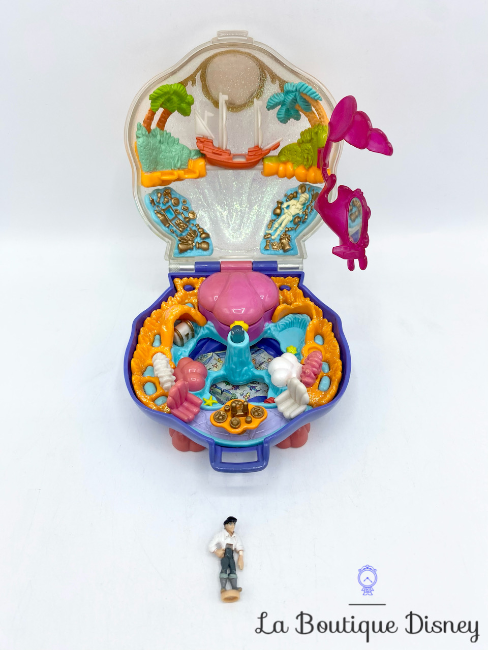 Polly Pocket Bluebird La petite sirène Disney 1996 Tiny Collection Coquillage personnages