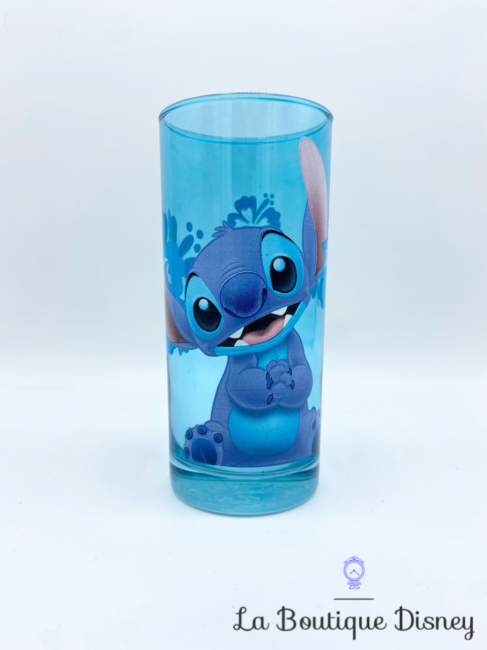 Verre en plastique Stitch 3D avec paille - 360ml - Disney