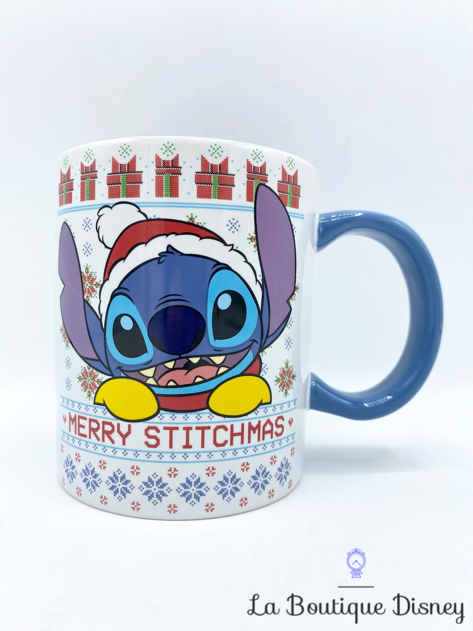 Tasse Stitch Merry Stitchmas Disneyland Paris mug Disney monstre bleu Noël