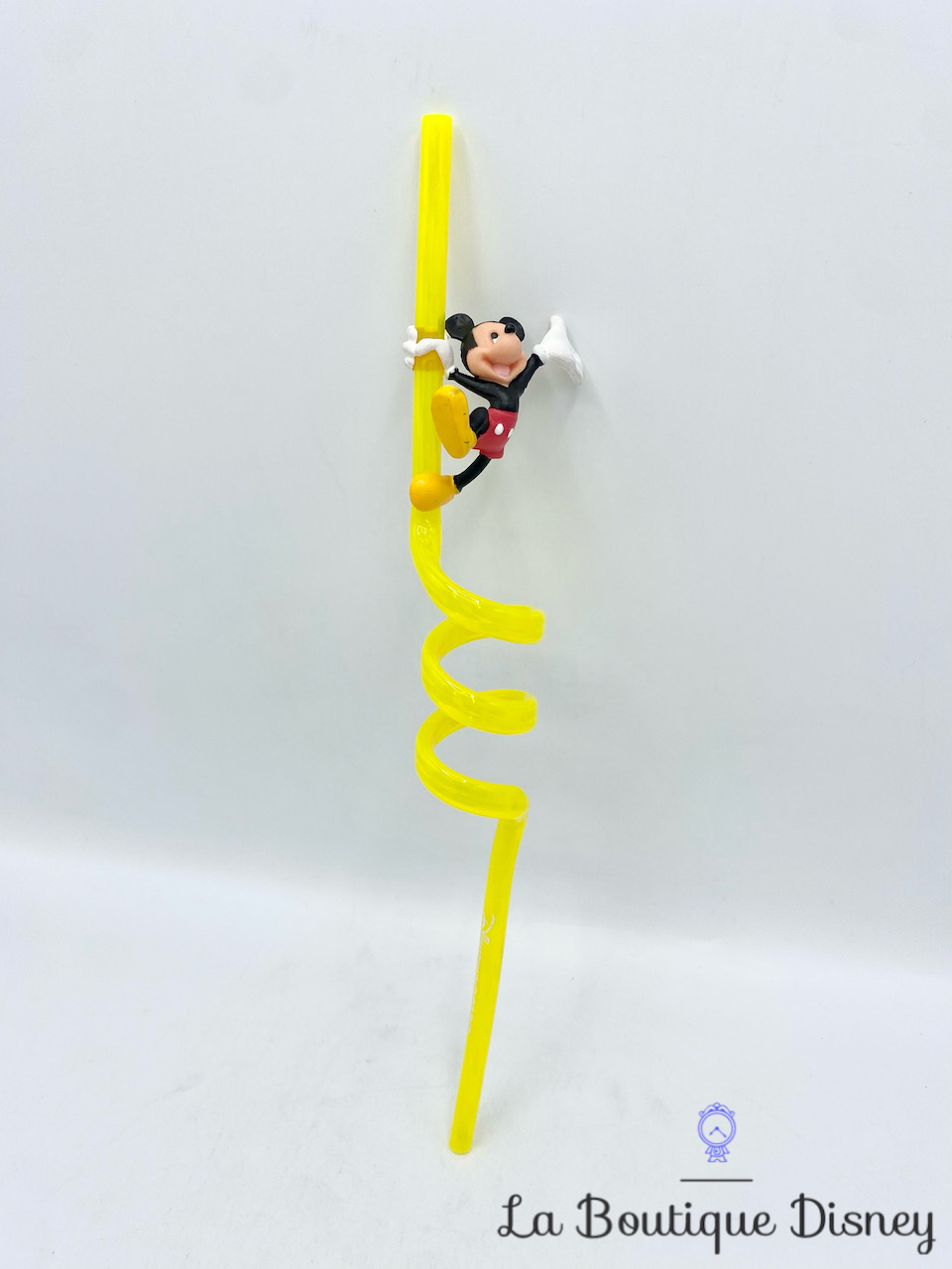 Paille Mickey Mouse Disneyland Paris Disney plastique jaune tourbillon