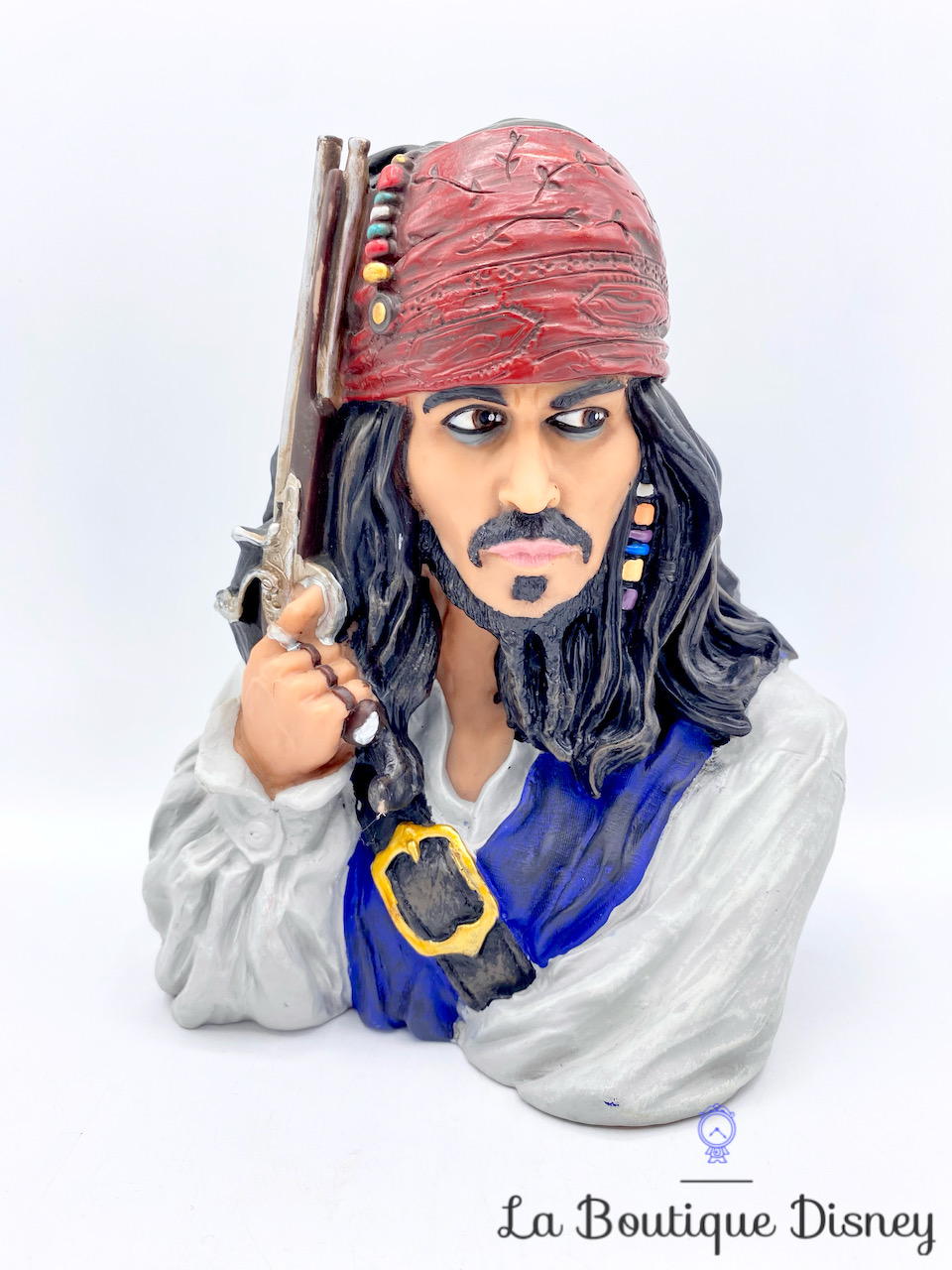 Tirelire Jack Sparrow Pirates des Caraibes Disney The Cards Dead Man\'s Chest plastique