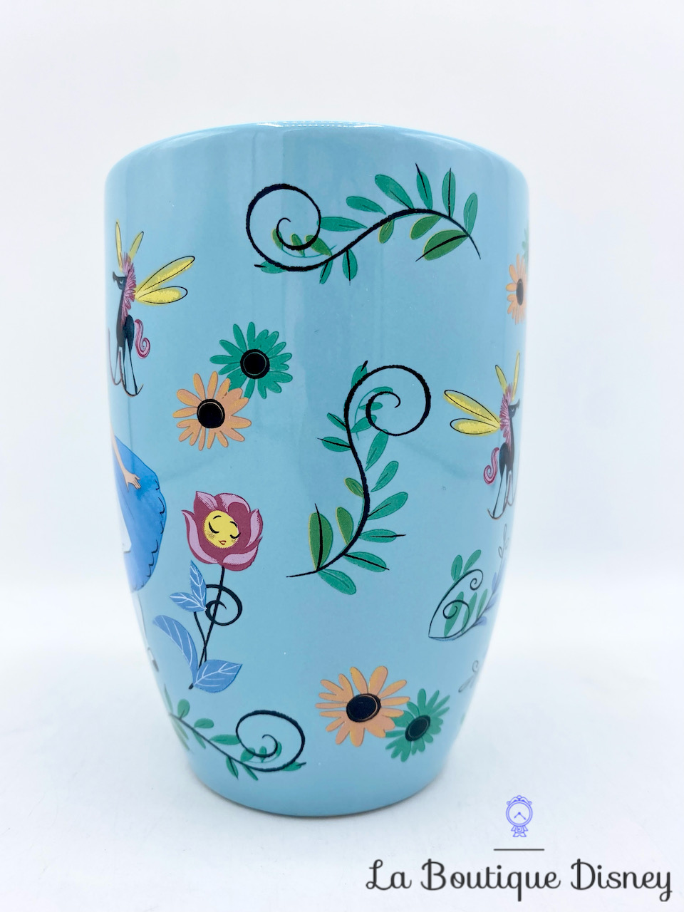 tasse-alice-au-pays-des-merveilles-disney-store-mug-bleu-fleurs-dessins-2